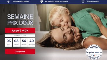 Emma Matelas : une réduction jusqu’à – 40 % avec la semaine prix doux