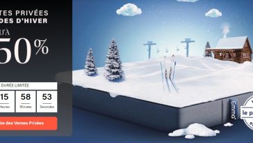 Ventes Privées Soldes d’hiver Emma Matelas -50% en s’inscrivant à la newsletter